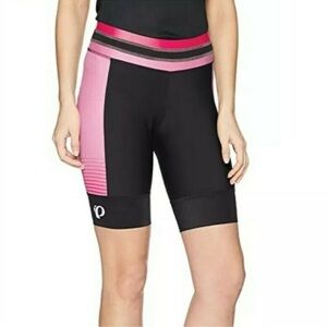 PEARL IZUMI Elite Pursuit Bike Spandex Shorts Black Pink Size Medium